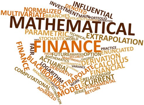 Word cloud for Mathematical finance