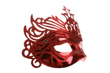 Red carnival mask - obrazy, fototapety, plakaty