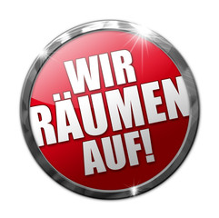 Wir räumen auf! Button, Icon