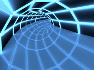 3D Tunnel, perspective view.