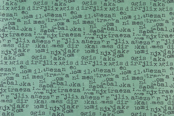 Close-up of text on a paper