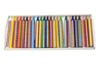 Close-up of colorful crayons