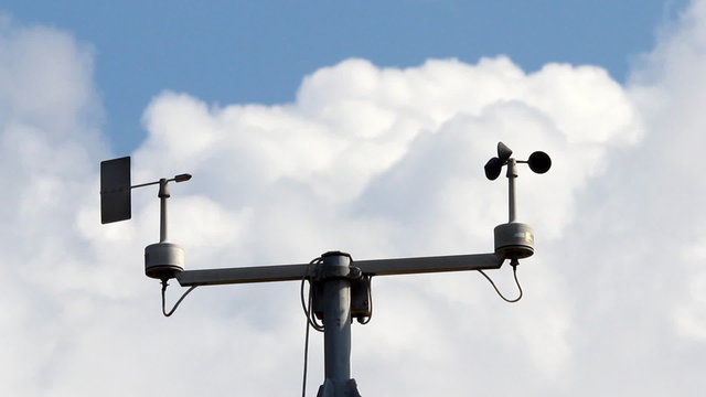 Wind on weather station
