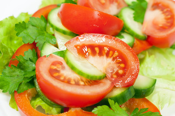 salad of fresh vegetables
