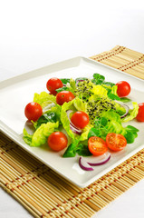 Healthy food to lose weight: fresh salad