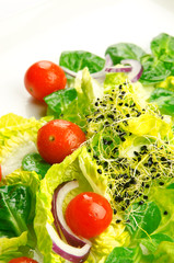 Healthy food to lose weight: fresh salad