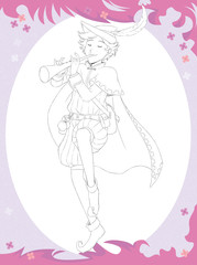 The page with exercises for kids