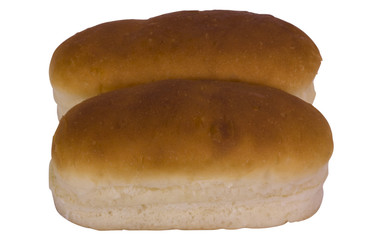 Close-up of two loaves of bread