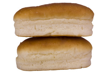 Close-up of two loaves of bread