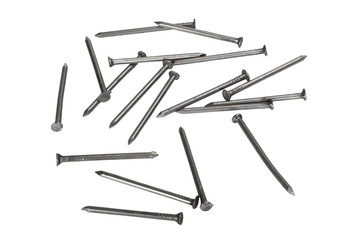 Close-up of a heap of nails