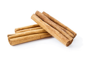 Cinnamon isolated on white background II