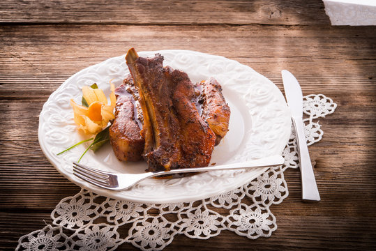grilled ribs