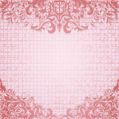 Vintage frame and grungy paper for design