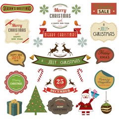 Collection of Christmas Design Elements.Vector