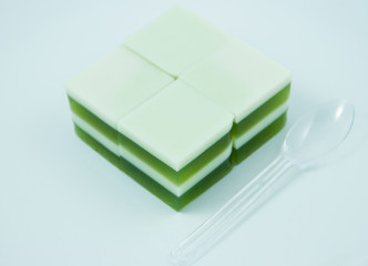 Green tea jelly