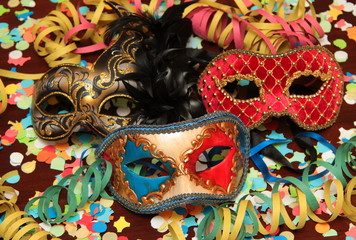 Tre maschere Veneziane