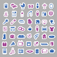family and home stickers