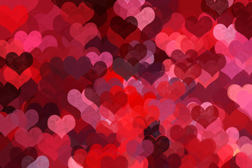 heart shape pattern abstract illustration