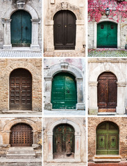 Fototapeta na wymiar Włoskie drzwi