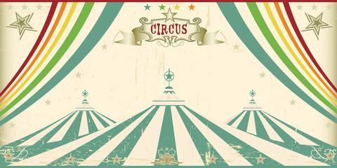 Vintage circus card