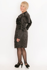 Frau mit Abendkleid