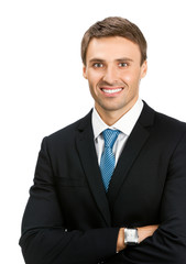 Businessman, isolated on white