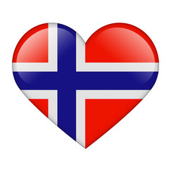 Obraz premium The Norwegian flag