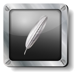 steel feather icon