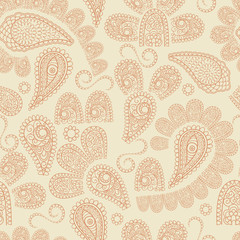 Vector Seamless Paisley Pattern