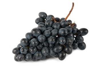 large bunch of dark grapes