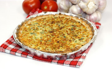 tarte aux poireaux