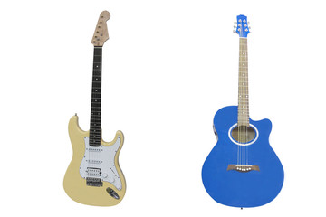 yellow guitar