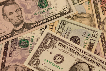 US Dollar gemischte Banknoten
