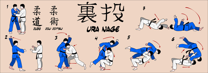 Judo Rear throw