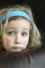 Sad Blue Eyed Girl