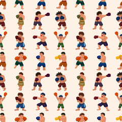 seamless boxer pattern