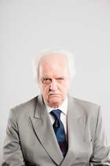 funny man portrait real people high definition grey background