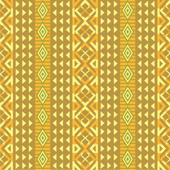 African geometric pattern vector seamless background