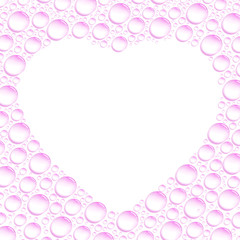 heart water droplets
