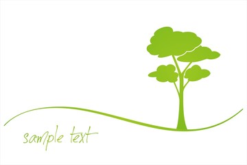Tree, landscape, green icon, business logo design