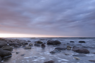 Obraz premium Beautiful ocean scene, southern of Sweden