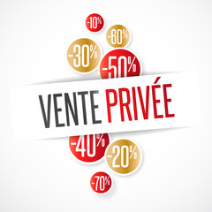 Vente privée - soldes