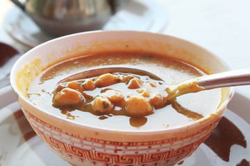 Moroccan traditional soup - harira