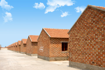 Red brick house