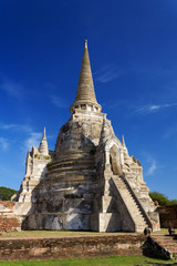 Fototapeta na wymiar Wat Phra Sri Sanphet Temple, Ayutthaya, Tajlandia