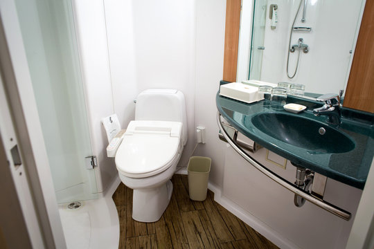 Interior modern toilet