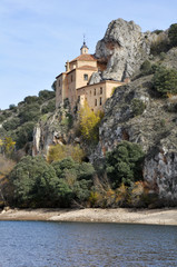 Fototapeta na wymiar Ermita de San Saturio, Soria (Hiszpania)