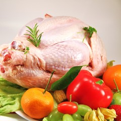raw food - turkey