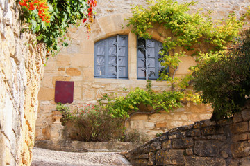 Fototapeta na wymiar Lane Dordogne