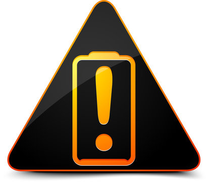 Low power danger sign